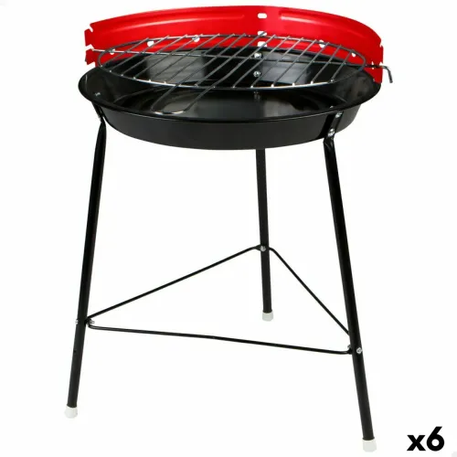 Barbecue Draagbare Aktive Ijzer Plastic 37 x 44 x 33 cm (6 Stuks) Rood Foto 1