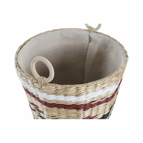 Basket spelset DKD Home Decor Polyester Koloniaal Vezel (38 x 38 x 36 cm) Foto 2