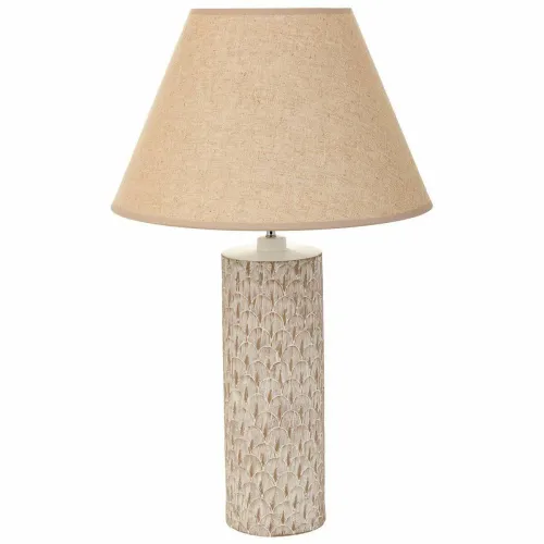 Bureaulamp Alexandra House Living Beige Polyresin 220-240 V 14 x 51 x 14 cm Foto 1