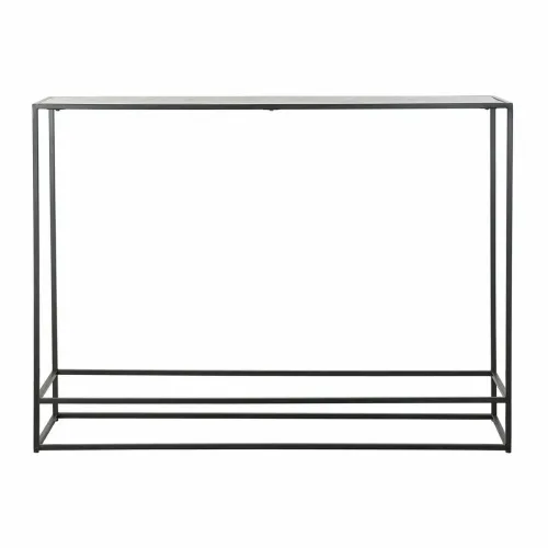 Console DKD Home Decor 110 x 25 x 84 cm Zwart Gouden Aluminium Plastic Foto 4