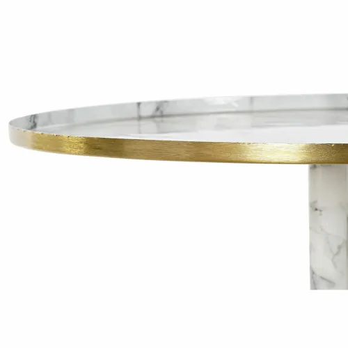 Console DKD Home Decor Wit Gouden Aluminium 51 x 51 x 51 cm Foto 3