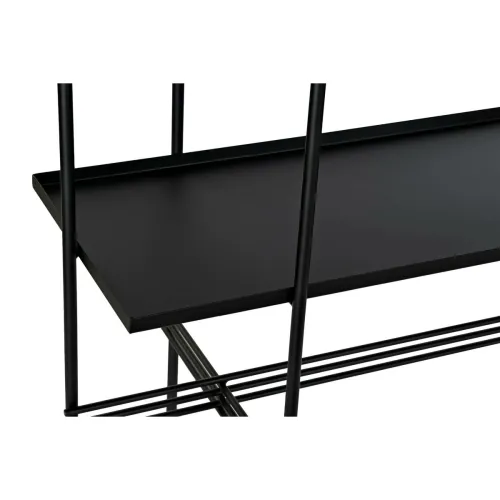 Console DKD Home Decor Zwart Metaal Wit Marmer Modern (120 x 40 x 80 cm) Foto 5