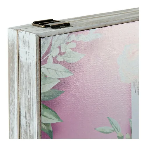 Covers DKD Home Decor 8424001797189 Teller Hout Hout MDF Roze Lila 2 Stuks 46 x 6 x 32 cm Foto 3