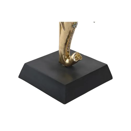 Decoratieve figuren DKD Home Decor Zwart Gouden Olifant Koloniaal 43 x 22 x 55,5 cm Foto 3