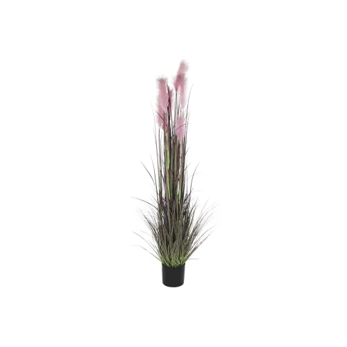 Decoratieve plant DKD Home Decor Roze Stof Staal Plastic PVC (40 x 40 x 180 cm) Foto 1