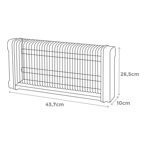 Elektrische insectendoder EDM Zwart 2 x 10 W 43,7 x 10 x 26,5 cm Foto 2