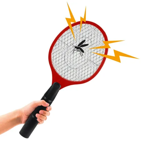 Elektrische Muggenwegjager Aktive Racket Roestvrij staal Plastic 18 x 46 x 3 cm (12 Stuks) Foto 2