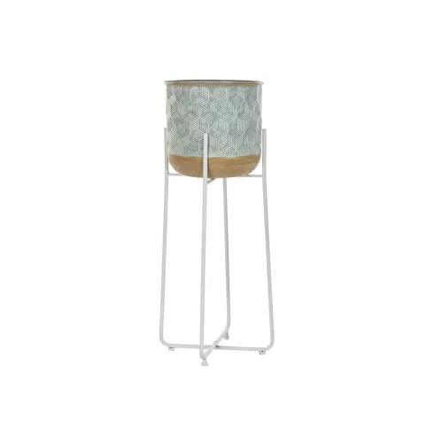 Grondlegger DKD Home Decor Tweekleurig Metaal 35 x 35 x 91 cm Cirkelvormig (2 Stuks) Foto 1