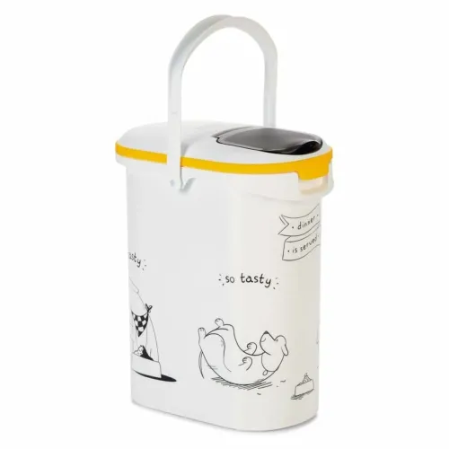 Jerrycan voor dierenvoer Curver 794092 Wit Plastic 4 Kg 10 L Foto 3