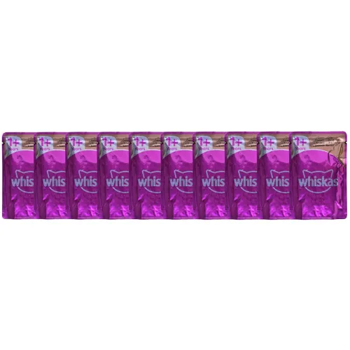 Kattenvoer Whiskas Pure Delight Kip Pauw Eend Vogels 40 x 85 g Foto 7