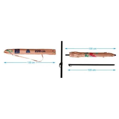 Parasoll Roze 220 cm UPF 50+ Foto 3