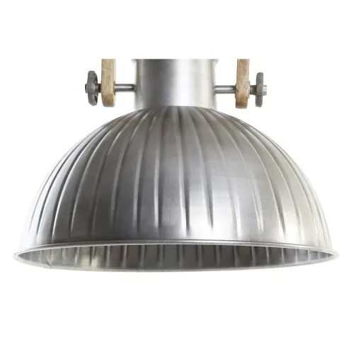 Plafondlamp DKD Home Decor Bruin Zilverkleurig Ijzer Mangohout 50 W 41 x 41 x 40 cm Foto 3