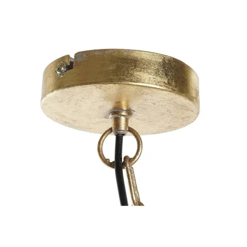 Plafondlamp DKD Home Decor Goud Gouden Metaal 50 W 42 x 42 x 49 cm Foto 4