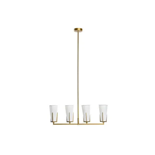 Plafondlamp DKD Home Decor Gouden Wit (67 x 14 x 22 cm) Foto 5