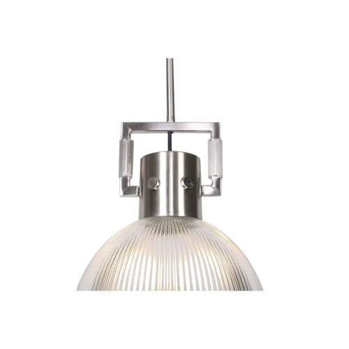 Plafondlamp DKD Home Decor Zwart Zilverkleurig Metaal Kristal 25,4 x 25,4 x 35,5 cm (2 Stuks) Foto 3