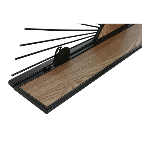 Planken Home ESPRIT Zwart Natuurlijk Metaal Hout MDF 58 x 10,5 x 28 cm Voor aan de muur Foto 2