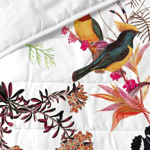 Sprei HappyFriday HF Birds of paradise Multicolour 180 x 260 cm Foto 3