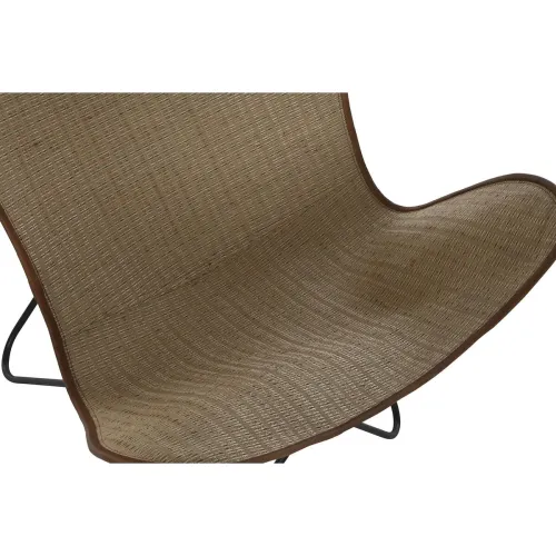 Stoel DKD Home Decor Metaal Rotan (74 x 78 x 92 cm) Foto 2