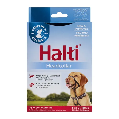 Trainingshalsbanden voor honden Company of Animals Halti Zwart Muilkorf (40-54 cm) Foto 2