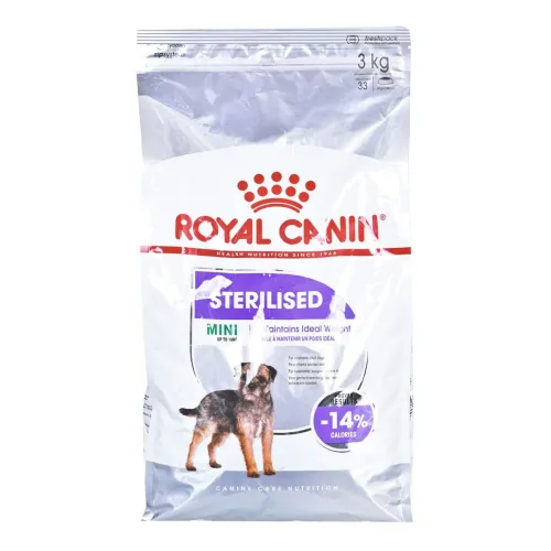 Voer Royal Canin Mini Sterilised Volwassen Kip 3 Kg Foto 2