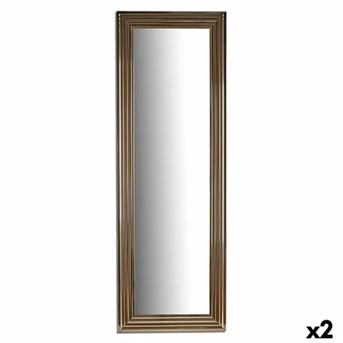 Wandspiegel Strepen Gouden Hout Glas 53 x 154,3 x 3 cm (2 Stuks) Foto 1